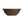 HC Companies 14 Inch Classic Plastic Garden Round Bowl Planter Pot, Chocolate