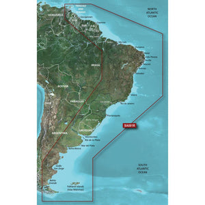 Garmin BlueChart g3 HD - HXSA001R - South America East Coast - microSD/SD - TRAPSKI