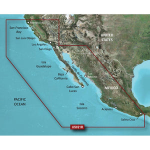 Garmin BlueChart g3 HD - HXUS021R - California - Mexico - microSD/SD - TRAPSKI