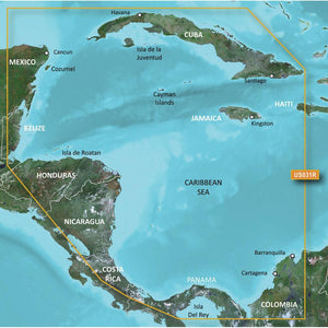 Garmin BlueChart g3 HD - HXUS031R - Southwest Caribbean - microSD/SD - TRAPSKI