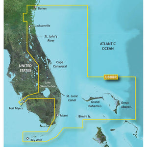 Garmin BlueChart g3 Vision HD - VUS009R - Jacksonville - Key West - microSD/SD - TRAPSKI