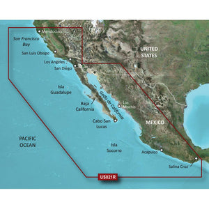 Garmin BlueChart g3 Vision HD - VUS021R - California-Mexico - microSD/SD - TRAPSKI