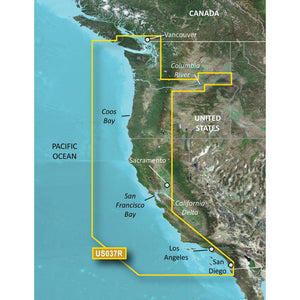 Garmin BlueChart g3 Vision HD - VUS037R - Vancouver - San Diego - microSD/SD - TRAPSKI
