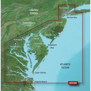 Garmin BlueChart g3 Vision HD - VUS038R - New York - Chesapeake - microSD/SD - TRAPSKI