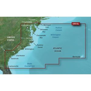 Garmin BlueChart g3 Vision HD - VUS512L - Mid-Atlantic - microSD/SD - TRAPSKI