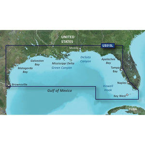 Garmin BlueChart g3 Vision HD - VUS515L - Brownsville - Key Largo - microSD/SD - TRAPSKI