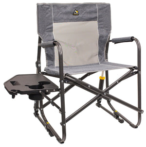 GCI Outdoor Freestyle Rocker Portable Folding Rocking Chair, Outdoor Camping Chair with Side Table - TRAPSKI