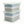 HOMZ 56qt Snaplock Clear Plastic Storage Container Bin with Secure Lid, 2 Pack