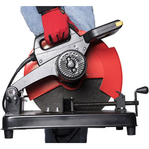 General International BT8005 14 Inch Steel Metal Cut Off Saw with Safety Trigger