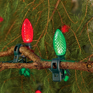 NOMA Quick Clip 66.8' LED Oudoor Christmas String Lights, 100 Multi-Color Bulbs