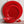 Gibson Studio California Mauna 12-Piece Durable Melamine Dinnerware Set, Red