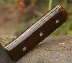 Gladiator Damascus Steel Cleaver with Micarta Handle - TRAPSKI