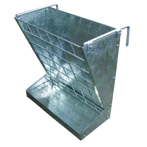 Little Giant Classic Heavy-Duty Galvanized Metal 2-in-1 Goat and Sheep Feeder - TRAPSKI