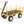 Gorilla Carts Steel Utility Cart, 7 Cu Ft Garden Wagon w/Removable Sides, Yellow