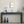 Modern Black Wood Console Table with Beaded Trim - 64in