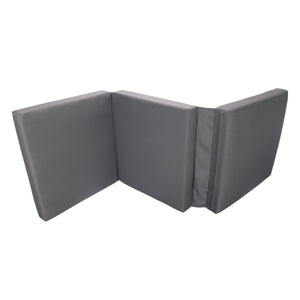 Gray Broadway Ian Chaise Lounge Cushion with Waterproof Fabric - Gray