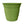 HC Companies ECA08000 8 In Eclipse Planter with Attached Saucer, Green (2 Pack)