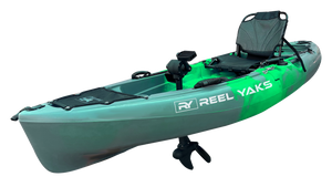 9.5ft Raptor Modular Propeller Drive Pedal Fishing Kayak | 380lbs Capacity | 2 Piece