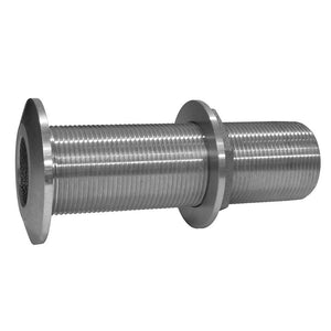 GROCO 1-1/4" Stainless Steel Extra Long Thru-Hull Fitting w/Nut - TRAPSKI
