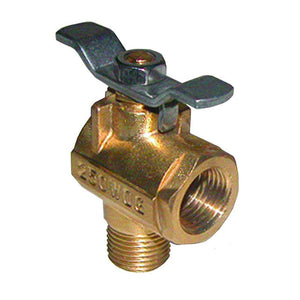 GROCO 1/2" NPT 90 Bronze Fuel Valve - TRAPSKI