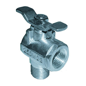GROCO 1/2" NPT 90 Stainless Steel Fuel Valve - TRAPSKI