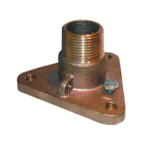 GROCO 2" Bronze NPS to NPT Flange Adapter - TRAPSKI