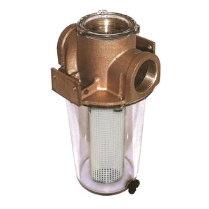 GROCO ARG-755 Series 3/4" Raw Water Strainer w/Non-Metallic Plastic Basket - TRAPSKI