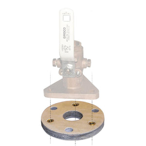 GROCO Backing Block f/2" 2-1/2" Seacocks - TRAPSKI