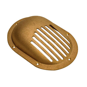 GROCO Bronze Clam Shell Style Hull Strainer w/Mount Ring f/Up To 1-1/2" Thru Hull - TRAPSKI