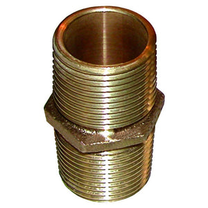 GROCO Bronze Pipe Nipple - 1-1/4" NPT - TRAPSKI