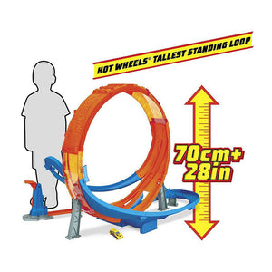 Hot Wheels Massive Loop Mayhem Battery Operated Track Set for Kids Ages 5 and Up
