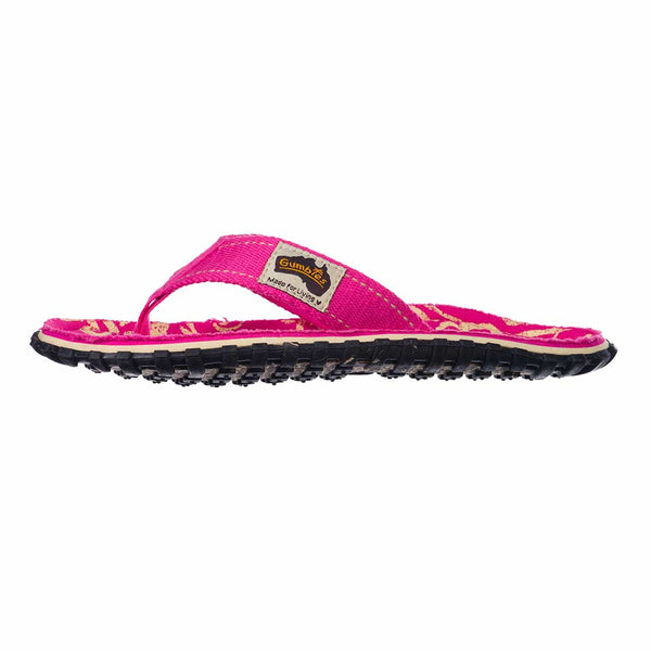 Islander Flip-Flops - Women's - Pink Hibiscus