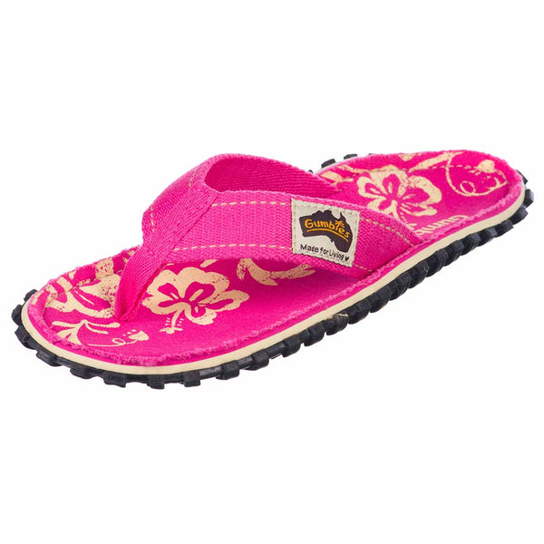 Islander Flip-Flops - Women's - Pink Hibiscus