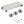Hammered 7 Pc. Condiment Set