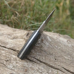 Handmade Damascus Steel Skinner Knife - Resin Handle - 5.5" Full Tang Damascus Knife