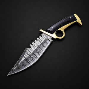 Walking Dead Daryl Dixon Replica Bowie Knife With Leather Sheath