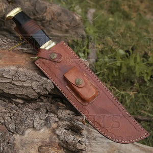 HANDMADE FORGED DAMASCUS Steel Bowie Hunting Knife EDC - 15” Survival WH 4408-RA