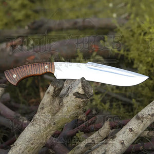Handmade Forged Stainless Steel Survival Hunting Bushcraft Kukri Knife EDC 15” With Cocobolo Wood Handle