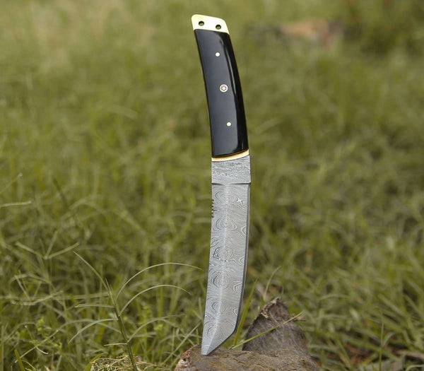 Harbinger Tanto Knife with Horn Handle