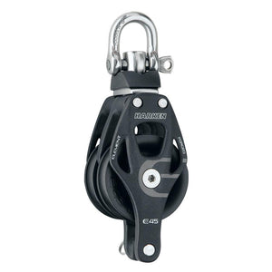 Harken 45mm Double Element Block w/Swivel Becket - TRAPSKI