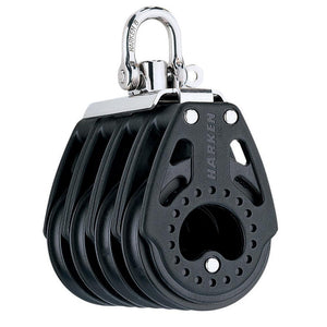 Harken 57mm Carbo Quad Block - Swivel - TRAPSKI