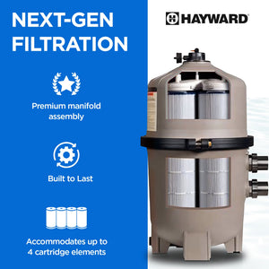 Hayward CX5030C Top Manifold Assembly for SwimClear In Ground Cartridge Filter - TRAPSKI