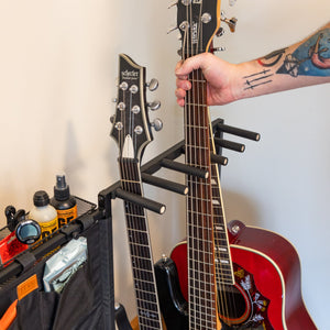 The Opener 5-Slot Guitar Rack | Black