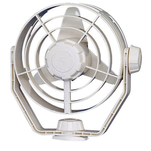 Hella Marine 2-Speed Turbo Fan - 12V - White - TRAPSKI