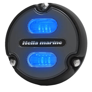 Hella Marine Apelo A1 Blue White Underwater Light - 1800 Lumens - Black Housing - Charcoal Lens - TRAPSKI