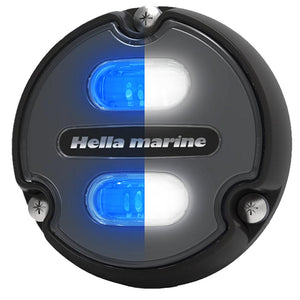 Hella Marine Apelo A1 Blue White Underwater Light - 1800 Lumens - Black Housing - Charcoal Lens - TRAPSKI