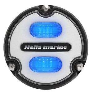 Hella Marine Apelo A1 Blue White Underwater Light - 1800 Lumens - Black Housing - White Lens - TRAPSKI