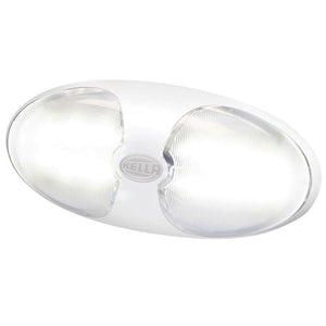 Hella Marine DuraLED 12 Interior/Exterior Lamp w/Switch - White LED - White Housing - TRAPSKI