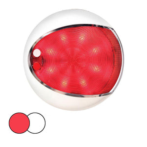 Hella Marine EuroLED 130 Surface Mount Touch Lamp - Red/White LED - White Housing - TRAPSKI