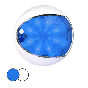 Hella Marine EuroLED 175 Surface Mount Touch Lamp - Blue/White LED - White Housing - TRAPSKI